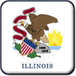 Illinois State Flag Icon