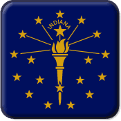 Indiana State Flag Icon