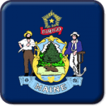 Maine State Flag Icon