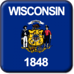 Wisconsin State Flag Icon