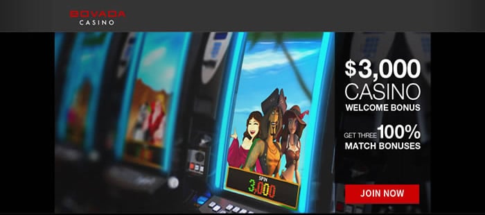 Screenshot of bovada casino