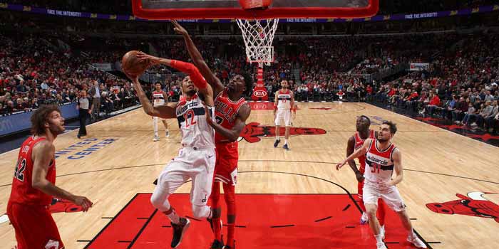 Photo from a Chicago Bulls basketball game