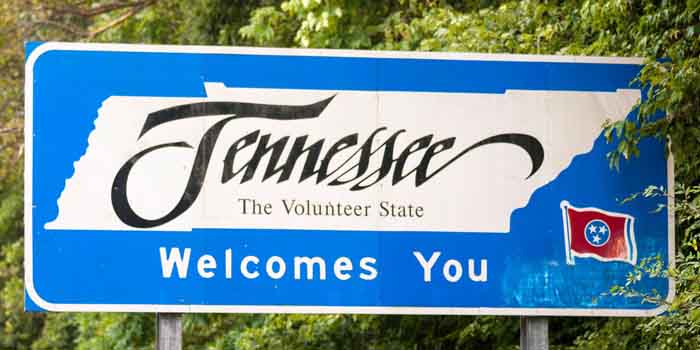 Tennessee Welcome Sign