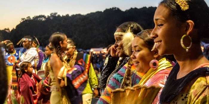 festive gathering of new york shinnecock indians