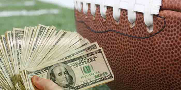 Sports gambling money and football