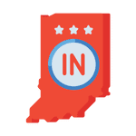 Indiana State Flag Icon