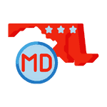 Maryland State Flag Icon