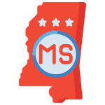 Mississippi State Flag Icon
