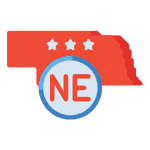 Nebraska State Flag Icon
