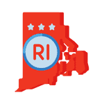 Rhode Island State Flag Icon