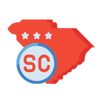South Carolina State Flag Icon