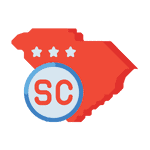 South Carolina State Flag Icon