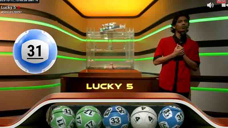 Live dealer lottery games