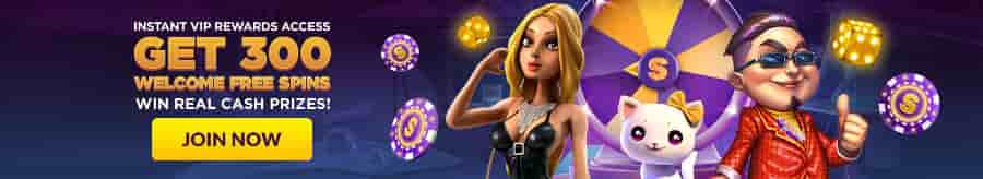 Super Slots 300 Free Spins Promotion