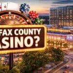 Fairfax casino on a billboard