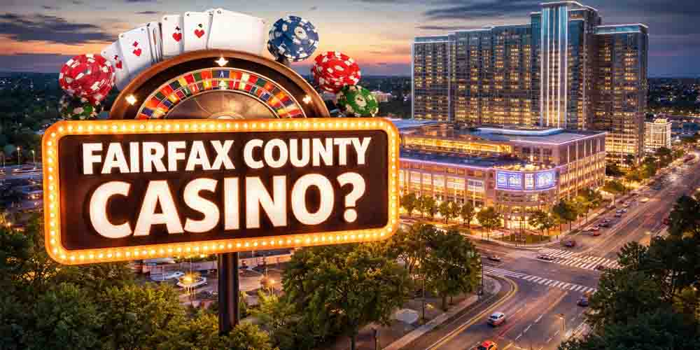 Fairfax casino on a billboard