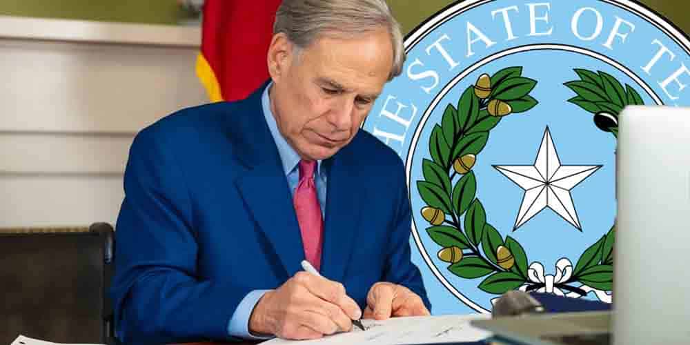 Texas governor Greg Abbott signs legislation