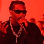 Rapper Offset performs on stage