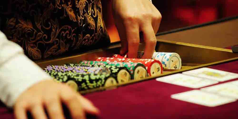 Casino chip stack